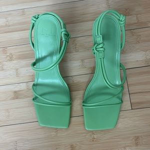 Marc Fisher LTD Davia Heeled Sandal Light Green